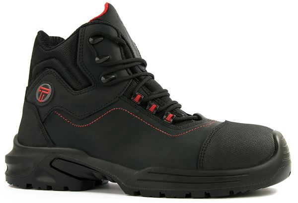 Gradbeni zaščitni čevelj DUSKY, črn, visok, EN ISO 20345:2011 S3 CI SRC, vel. 39, ZDUSKY39