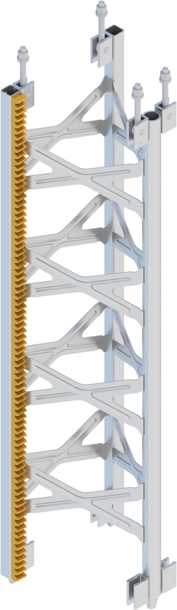 Jekleni steber GEDA UNI-X-MAST 1,5m, pocinkan, za GEDA 500Z, 500Z/ZP 2, ZG3350