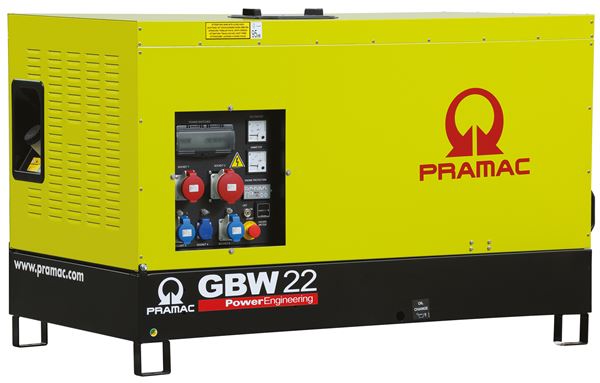 Diesel-Stromaggregat PRAMAC GBW22Y STAGE V, 18,35kVA/400-230V, ZGBW22Y-1